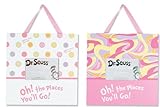 Trend Lab 2 Piece Dr.Seuss Frame Set, Oh! The Places You'll Go! Pink by Trend Lab [並行輸入品]