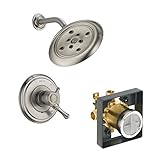 Delta Delta KSDCA-T17297-SS Cassidy Shower Kit Pressure-Balance Dual-Function Cartridge, Brilliance 