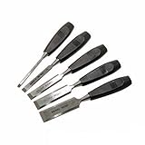 5pc Silverline Wood Chisel Set Wood Workers Carpenters Diy Heavy Duty Kit Pack