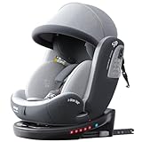heekin チャイルドシート 360°回転式 ISOFIX固定 ECE R129（i-Size）基準 新生児から12歳までのお子様に最適，