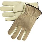 Select Cowhide Brown Split Back D, PK12 by Memphis Glove