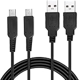 Conkoo【2本セット】 3DS 充電器 3DS 充電ケーブル USB充電 New3DS/ New3DSLL /3DS /3DSLL/ i2DS /DSi/DSiLL/2DS兼用 USB充電ケーブル 【1.2M 黒】