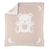 Malibu by enne. ベビー ブランケット ひざ掛け 赤ちゃん おくるみ 毛布 マイクロファイバー 新生児 (Malt/Bear)