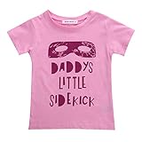 ベビー　子供服　綿　丸首　Ｔシャツ　女の子　男の子　キッズ　トップス　仮面　英語文字　プリント　超柔らかい　可愛い　ファション　カジュアル　ベビー　普段着 (ピンク, 80)