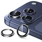 NIMASO カメラフィルム iPhone 17 Pro/iPhone 17 ProMax 用 カメラ保護 2セット 耐衝撃 ARコーティング 高透過率 黒縁取り 露出オーバー防止 キズ防止 レンズカバー (ブラック) いPhone 17pro/17promax/15pro/15promax 対応 6枚入り DCM25F1758