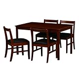 ETTダイニング5点セット ETT-1275(BR) ブラウン 幅120x奥行75x高さ70cm