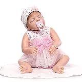 Domybest 子供玩具 人形の赤ちゃん 女の子 ままごと リアル NPK シリコン製 ソフトビニール製 ベビー ケア レーニング 着せ替えの人形服 可愛い プレゼント 出産祝い 55cm