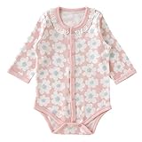 (チャックルベビー) chuckle BABYデイジー柄 長袖 ロンパース 80cm ピンク P2312-80-20