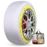 タイヤチェーン 布製「チェーン規制適合」スノーソックス 低振動 低騒音145/80R12，145R12，155/65R13，165/65R13，155/55R14，165/55R14，165/50R15，165/40R16 簡単装着 布製 非金属 タイヤチェーン 軽自動車 チェーン規制対応 冬の雪对策 ジャッキアップ不要 低振動 低騒音 (380)