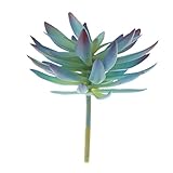 Dovewill プラスチック多肉植物　人工多肉植物　蓮の型　人工葉　植物　庭　装飾品