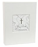 Stephan Baby Inspirational Keepsake Mini Photo Album with Silver Cross, My First Communion by Stepha