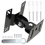 Angoily 壁掛けテレビ金具 モニター壁掛けマウント 回転調整可能 14～27インチ対応 リビング 寝室 会議室用