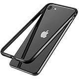 iPhone SE 2022向け バンパー ケース ストラップホール レンズ保護 超軽量 薄 衝撃吸収 4.7インチ iPhone SE 2020用 アルミサイドバンパー iPhone SE 第3世代 向けフレーム iPhone SE 第2世代 向け
