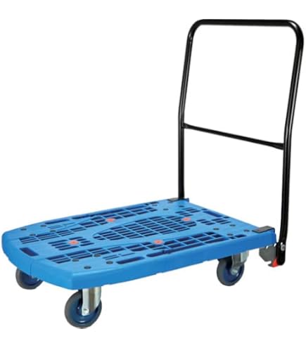 Amazon | TRUSCO(トラスコ) 大型樹脂台車 カルティオビッグ ブラック