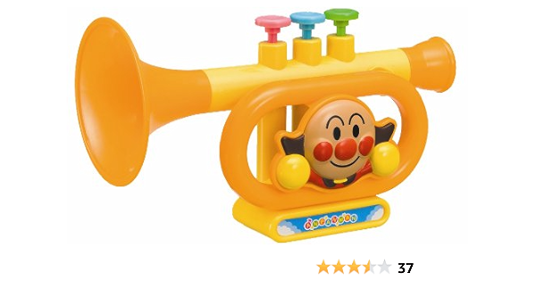 Amazon アンパンマン トランペット ラッパ 吹奏楽器 おもちゃ