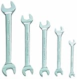 Williams WS-1705A 5-Piece Double Head Open End Wrench Set by Williams