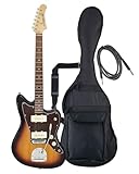 Photogenic エレキギター JMタイプ 3トーンサンバースト JM-220/3TS [ソフトケース/シールド/調整用レンチ付属]