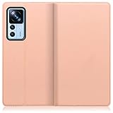 LOOF SKIN SLIM Xiaomi 12T Pro 12tpro 用 ケース カバー 手帳型 スマホ ケース カード収納 マグネット付き ベルトなし [アンバーローズ]