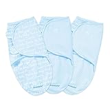 SwaddleMe Original Swaddle 3-PK, Blue Cursive (SM) by SwaddleMe