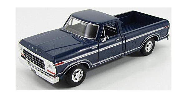 Amazon Motor Max フォード F 150 ミニカー 1 24 Ford F 150 ピックアップ トラック カスタム 1979 ブルー 並行輸入品 ミニカー ダイキャストカー おもちゃ