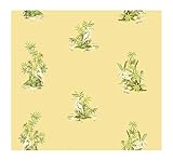York Wallcoverings AC6146SMP By The Sea Egret Toss 8 X 10 Wallpaper Memo Sample, Yellow/Green [並行輸入品