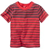 Carter's(カーターズ) ストライプ ティ レッド トップス半袖Tシャツ 6歳【並行輸入】