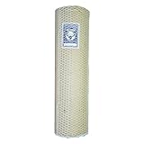 吉田隆 ビニール亀甲金網 #20x16mm 白 910mmx30m