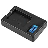 Vbestlife NP-FW50カメラバッテリー LCDシングルチャージャー Sony Alpha A6000 A6300 A6500 A7r A7 600mAh交換用バッテリー用