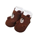 LINE FRIENDS 新生児立体ソックス LF11 ブラウン