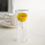 JewelzGift（ジュエルズギフト） プリザーブドフラワー 一輪バラ プチギフト アレンジ 「水のいらないお花」 【全2色】 イエロー