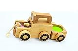 MXtechnic Childhood Wooden Pull Along Musical Toys Car for Children Kids by MXtechnic [並行輸入品]