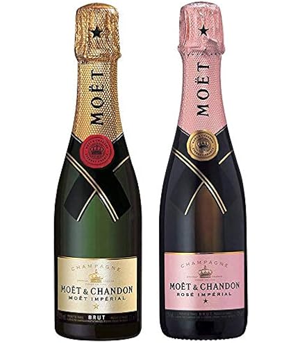 Amazon.co.jp: モエ・エ・シャンドン ブリュット&ロゼ ハーフ 2本