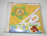 Sesame Street Hooded Towel With Brush & Comb Set - Yellow(BIG BIRD) by Sesame Street [並行輸入品]