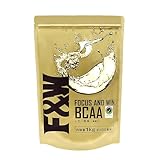F&W(エフアンドダブリュー) BCAA 1kg 100食分 アンチドーピング認証 国内製造 (1kg, レモン風味)