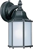 Maxim Lighting 86926EB One Light Frosted Glass Wall Lantern, Empire Bronze [並行輸入品]