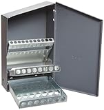 Chicago Latrobe Drill Bit Case, 26 Bit Capacity, for Letter Sizes A - Z by Chicago Latrobe
