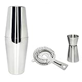 プロのバーテンダーとファミリーバー ボストンカクテルシェーカーバーテンダーキット4ピースセット(カラー:750 600ML15 30ML) (750 600ML15 30ML)