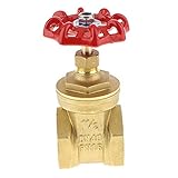 F Fityle 全3種　雌ネジ式　黄銅　ハンドターンゲート　バルブ　ウォーター　エアー　パイプ　2ポート　高品質　 - DN40