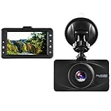 Carsun Super Night Vision WDR 3" TFT Screen FHD 1080P 170 Wide Angle Dash Cam With G-sensor Parking 