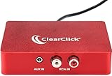 ClearClick オーディオ→USB 2.0 (第2世代) - オーディオキャプチャ&ライブストリーミングデバイス - 入力 1/8インチ 3.5mm Aux AV RCAオーディオ&音楽 - USB-Cプラグ&プレイ