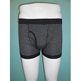 細ボーダーボクサーブリーフ 11-701 黒地細ボーダー LL