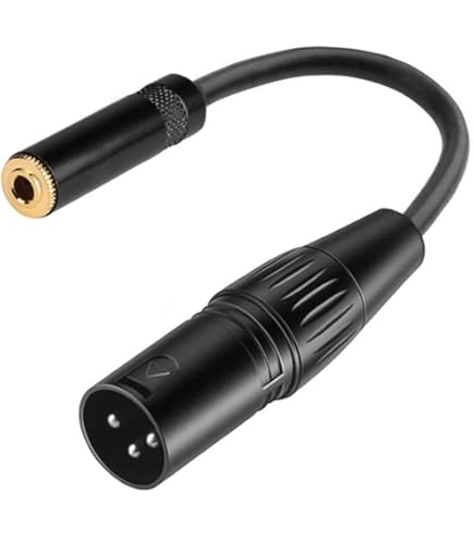 Amazon.co.jp: dyhngnfc XLR変換ケーブル 3.5mmメス - XLRキャノンオス