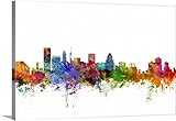 マイケル・Tompsettメリーランドプレミアムシックラップキャンバス壁アート印刷題名Baltimore Skyline 36" x 24" 2288462_24_36x24_none