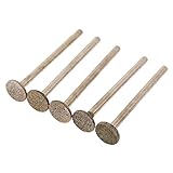 ダイヤモンドビット 研削ヘッド ビット ミニルーター 研磨用 回転ヤスリ 10mm T型 5本入りセット