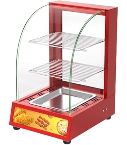 Amazon.co.jp: ホットフードショーケースウォーマー、3層業務用フード