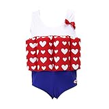 anbaby Girls '調節可能な浮力Swimsuits Flotation水着ベビーガールズ L