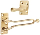 Rockwood 604.4 Brass Door Guard 1-1/16 Body Width x 2-9/16 Body Length 1-1/16 Strike Width x 1-1/16 