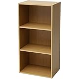 山善(YAMAZEN) カラーボックス 3段 幅42×奥行29×高さ89cm ライトブラウン GCB-3(LBR)