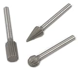 Forney 60224 Mini Rotary File Cutter Set 1/8-Inch Shaft 3-Piece [並行輸入品]