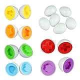 教育玩具cocomarket学習6eggs /設定混在形状Wise Pretendパズル
